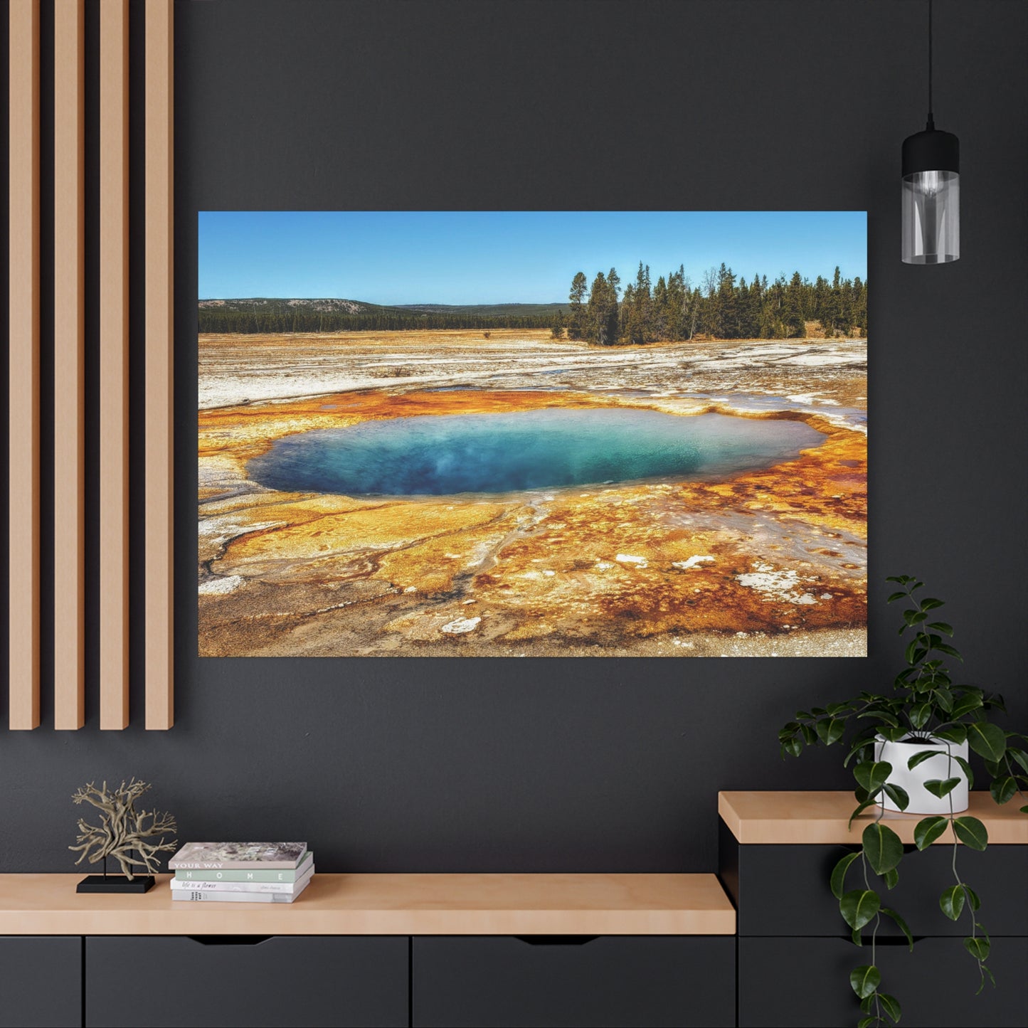 Yellowstone Landscape Canvas Print