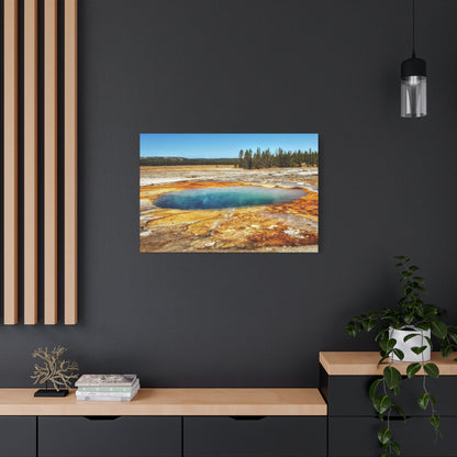 Yellowstone Landscape Canvas Print