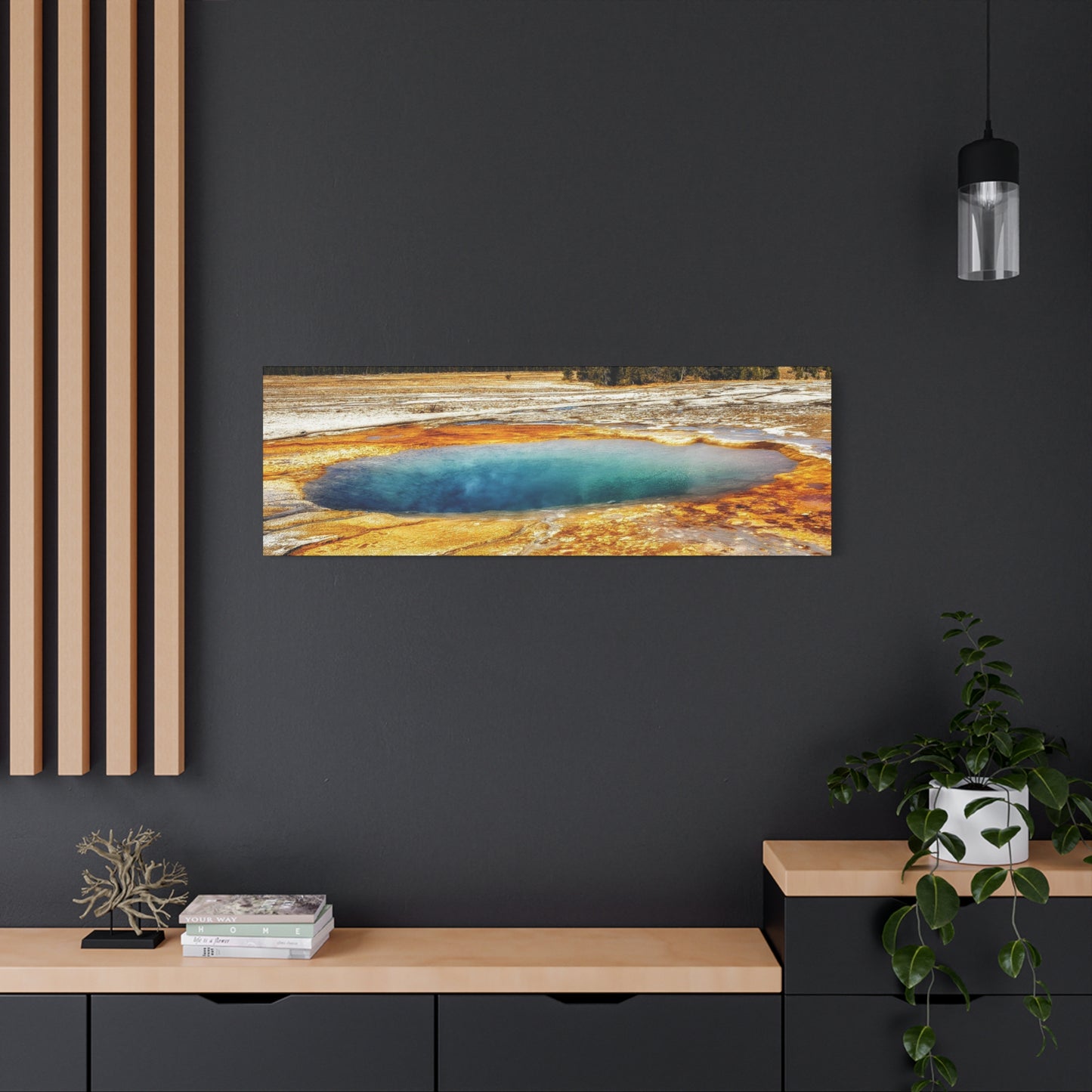 Yellowstone Landscape Canvas Print