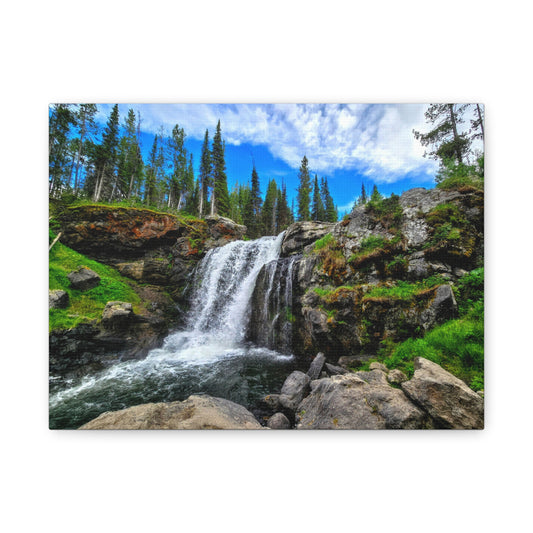 Waterfall Landscape Canvas Art, Nature Wall Decor, Outdoor Home Aesthetic, Gift Idea for Nature Lovers, Cottage Core Decoration, 16x20 [...]