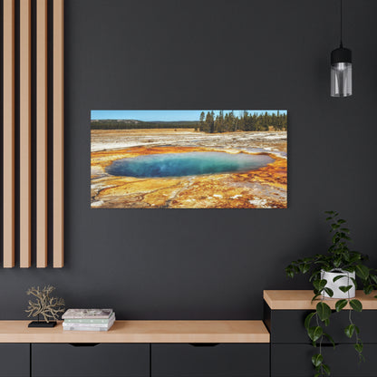 Yellowstone Landscape Canvas Print