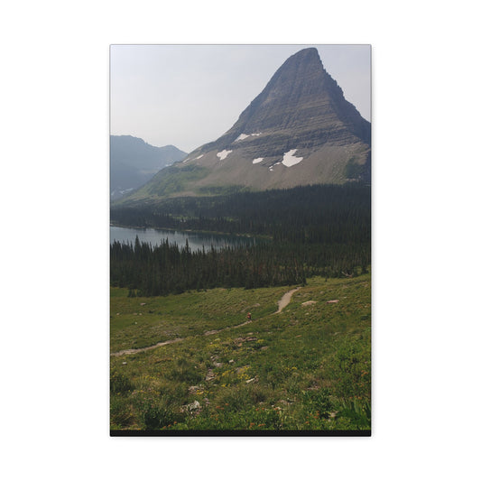 Hidden Lake at Logan Pass in Glacier National Park, MT  - Nature Landscape Canvas Art, Home Decor, Wall Art, Scenic Artwork, Gift for Nature Lovers, Landscape Photography