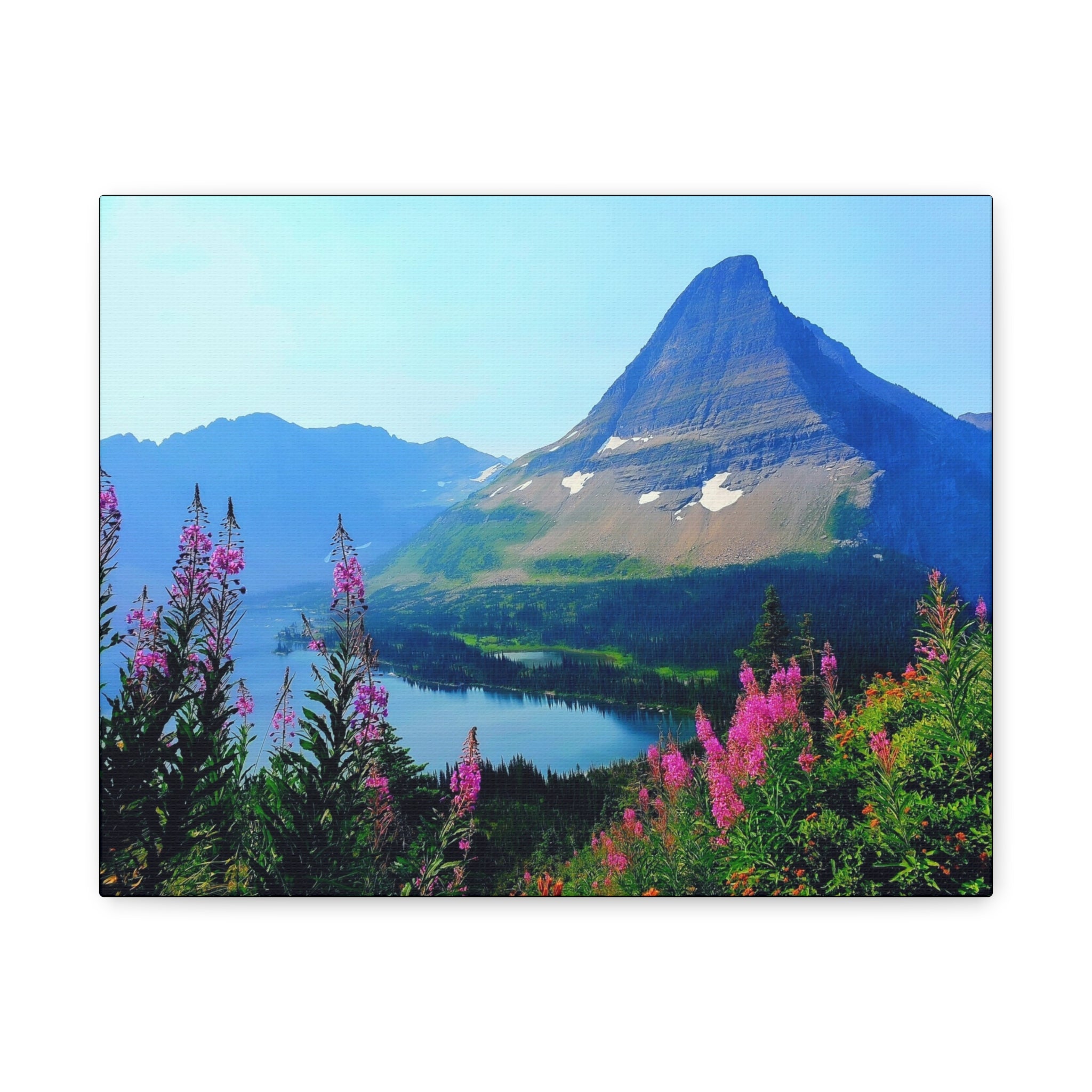 Hidden Lake at Logan Pass in Glacier National Park, MT - Canvas Print