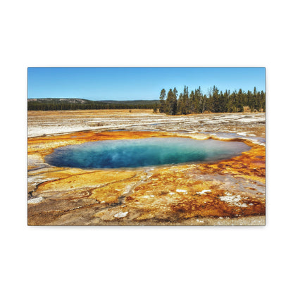Yellowstone Landscape Canvas Print