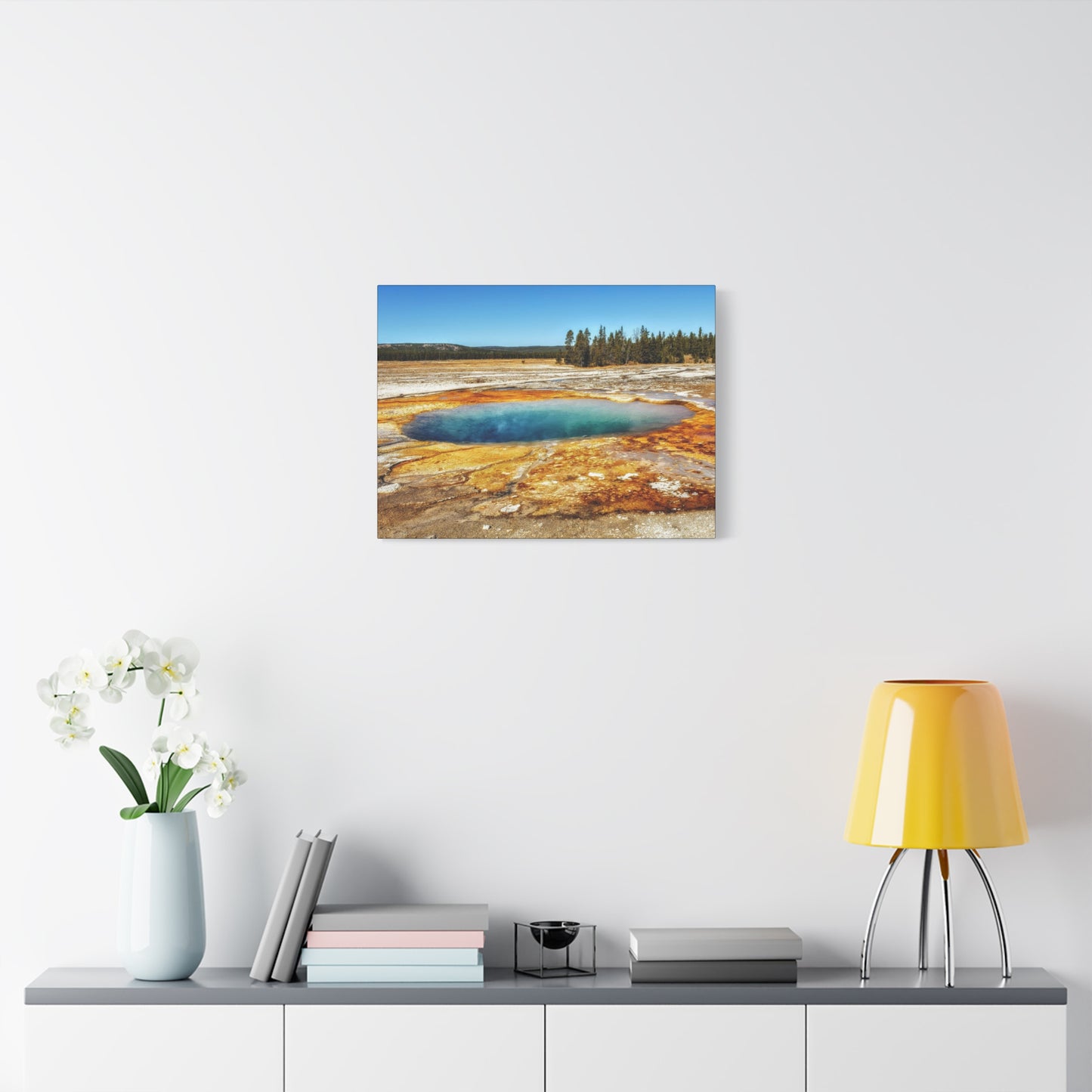 Yellowstone Landscape Canvas Print