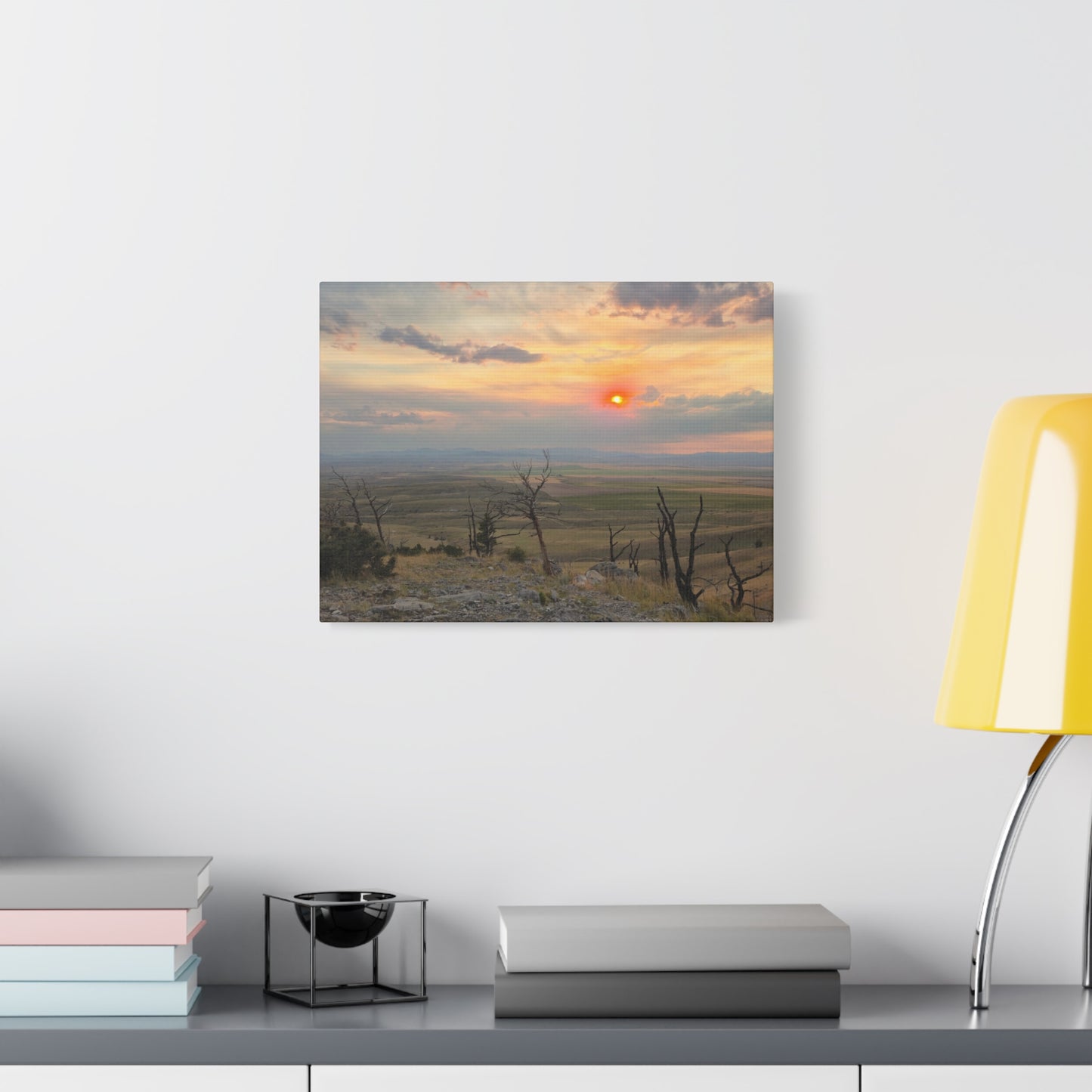 Sunset Landscape Canvas Print, Nature Wall Art, Home Decor, Gift for Nature Lovers, Rustic Wall Art, Landscape Photography