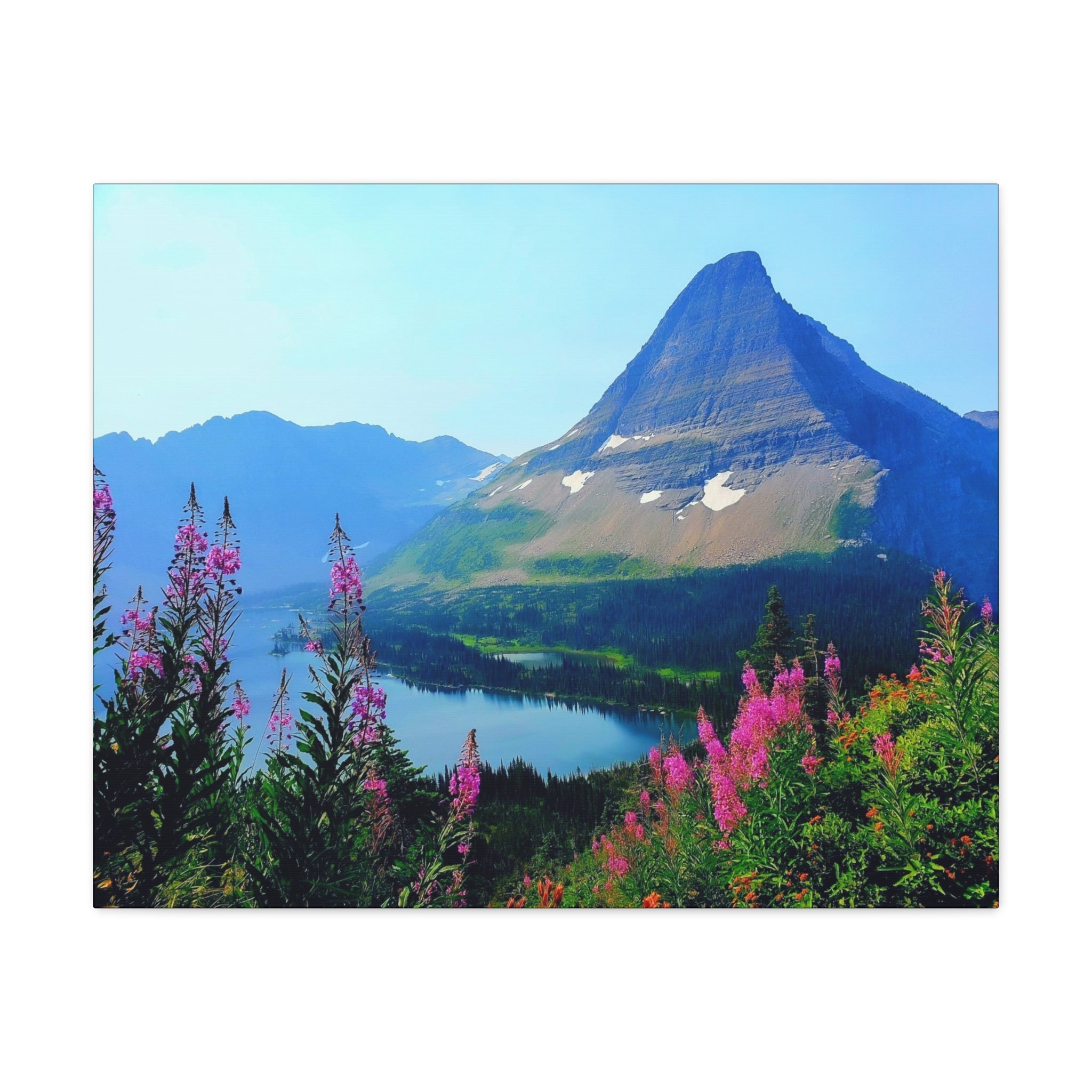 Hidden Lake at Logan Pass in Glacier National Park, MT - Canvas Print