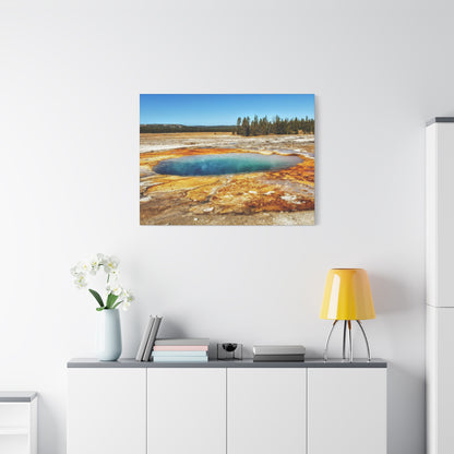 Yellowstone Landscape Canvas Print