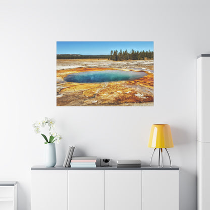 Yellowstone Landscape Canvas Print