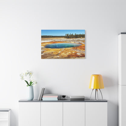 Yellowstone Landscape Canvas Print