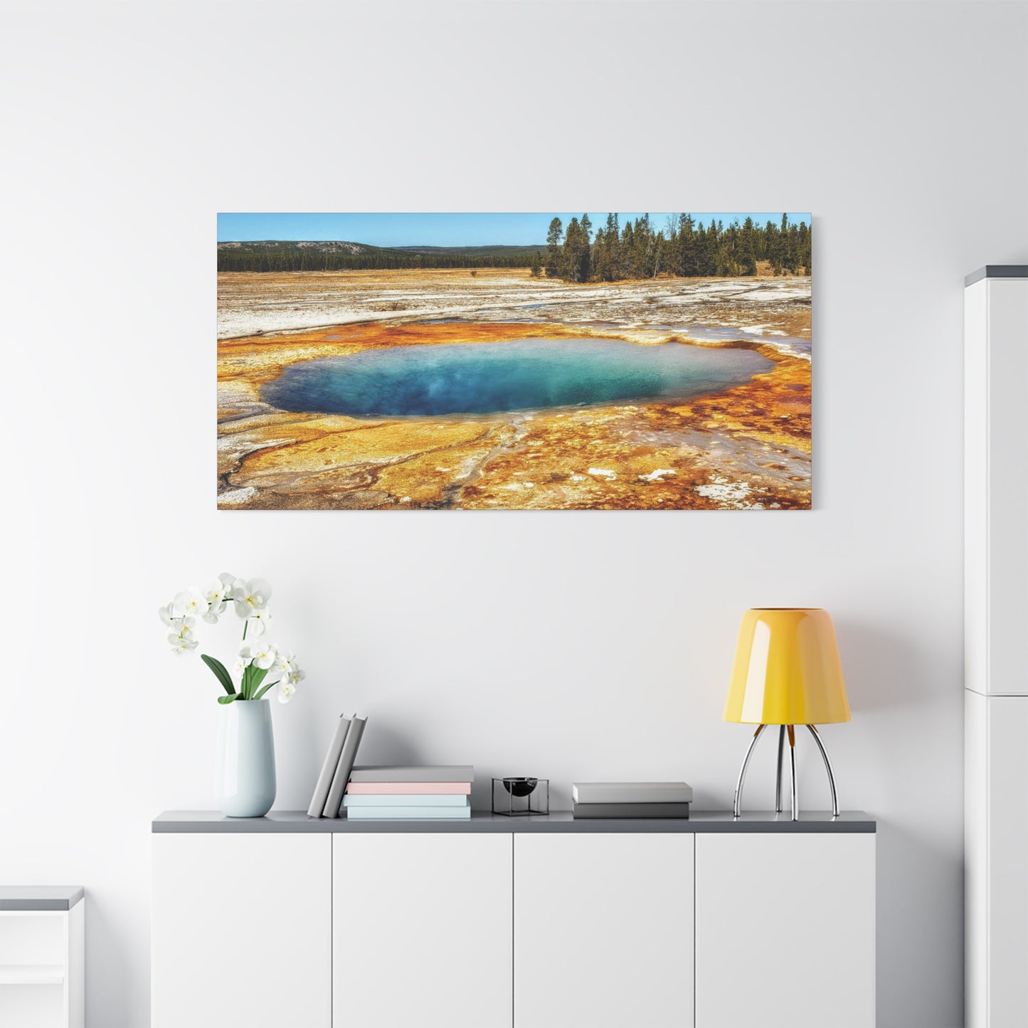 Yellowstone Landscape Canvas Print
