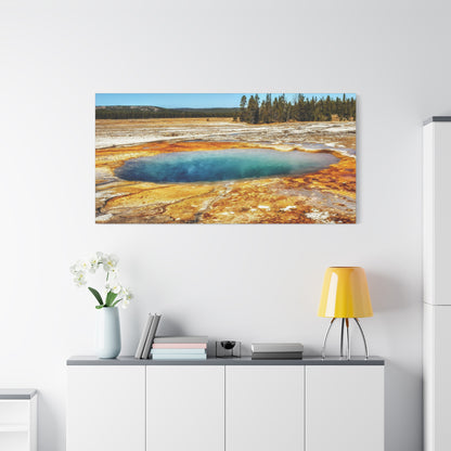 Yellowstone Landscape Canvas Print
