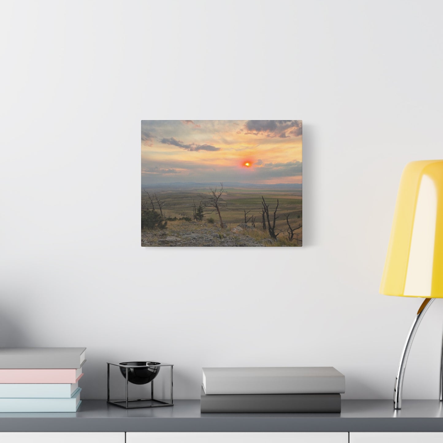 Sunset Landscape Canvas Print, Nature Wall Art, Home Decor, Gift for Nature Lovers, Rustic Wall Art, Landscape Photography