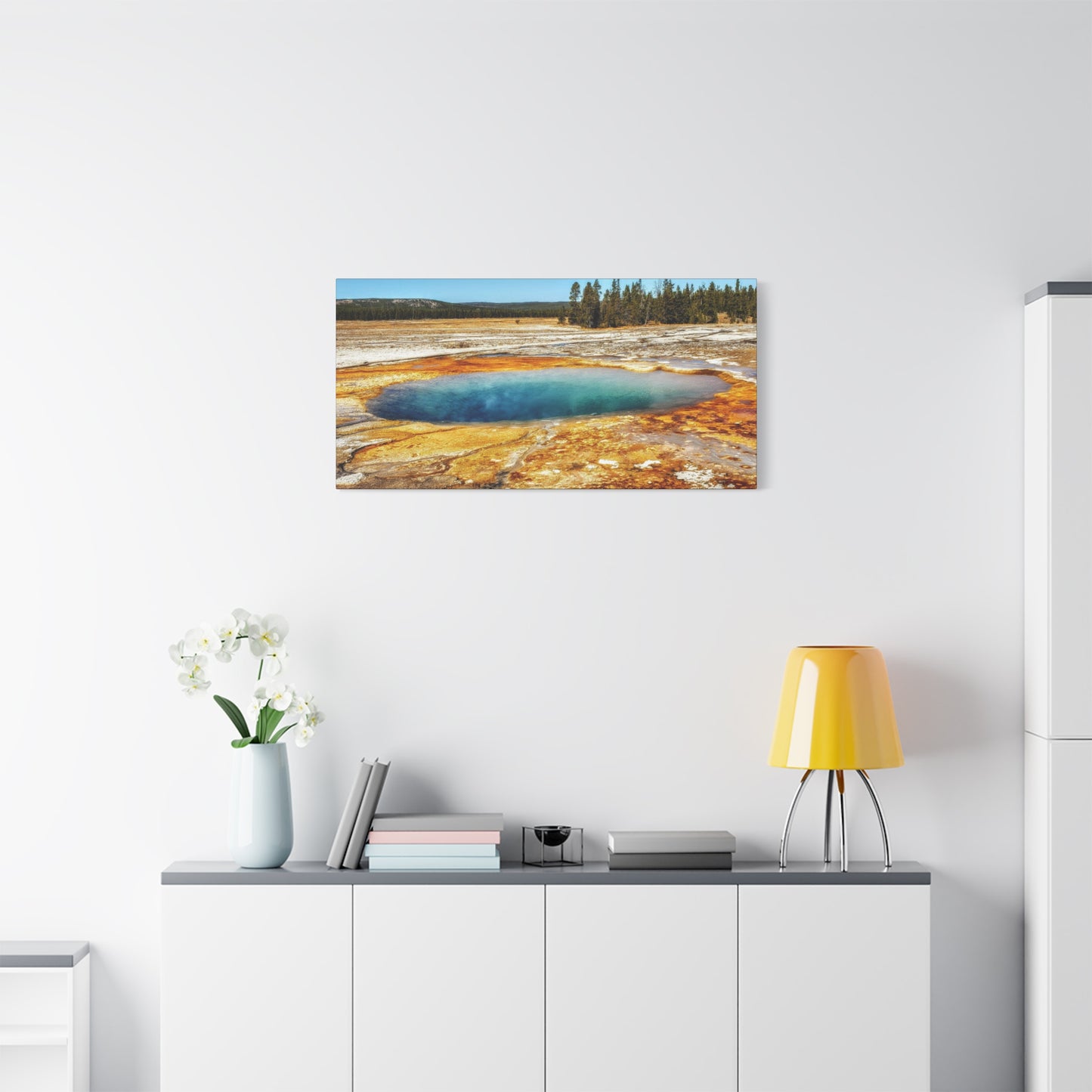 Yellowstone Landscape Canvas Print