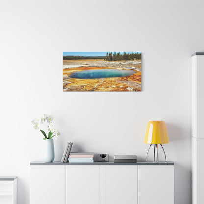 Yellowstone Landscape Canvas Print