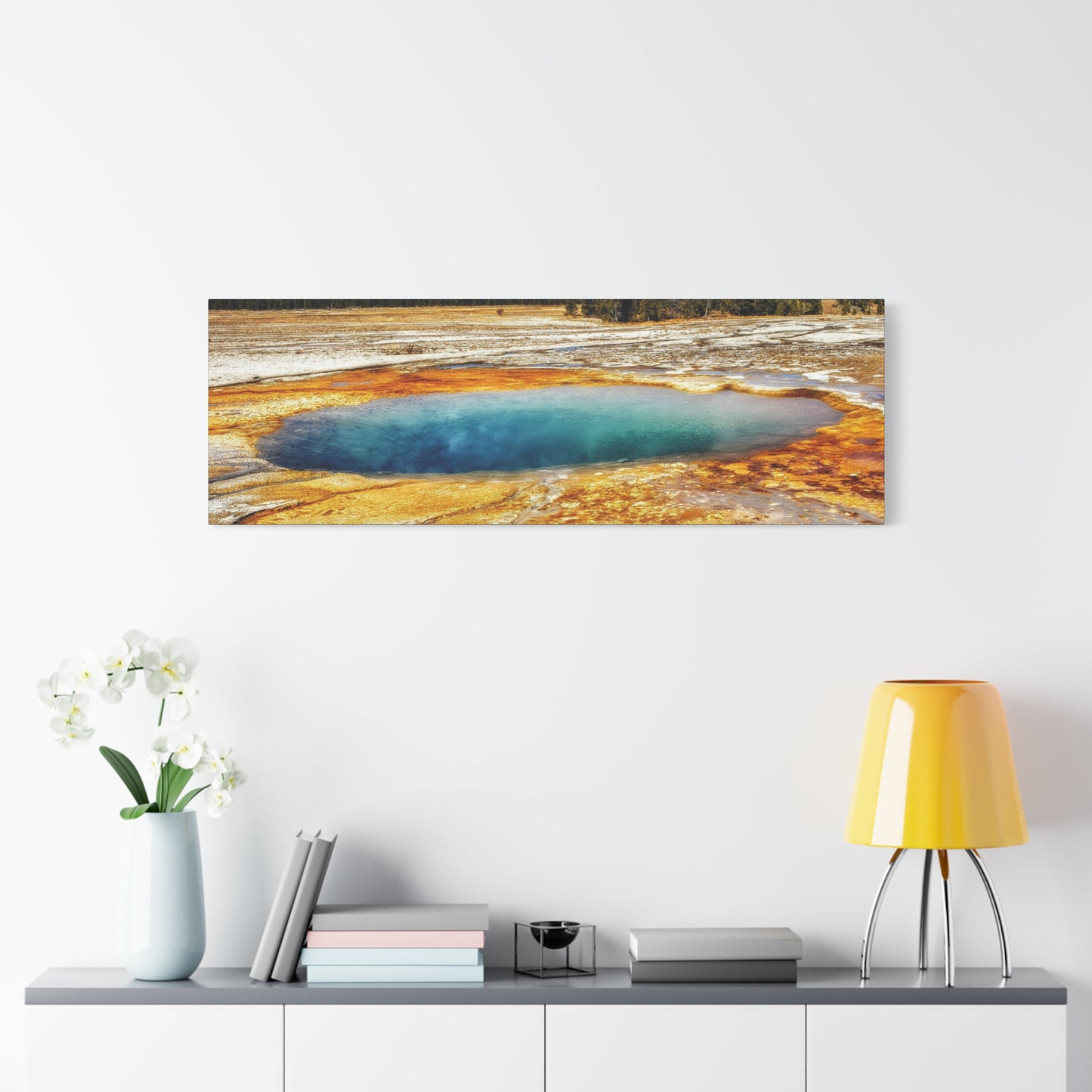 Yellowstone Landscape Canvas Print