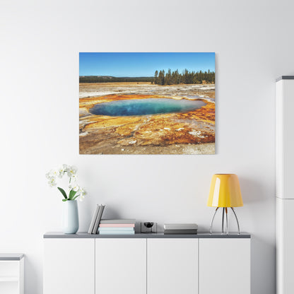 Yellowstone Landscape Canvas Print
