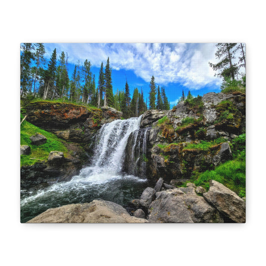 Waterfall Landscape Canvas Art, Nature Wall Decor, Outdoor Home Aesthetic, Gift Idea for Nature Lovers, Cottage Core Decoration, 16x20 [...]