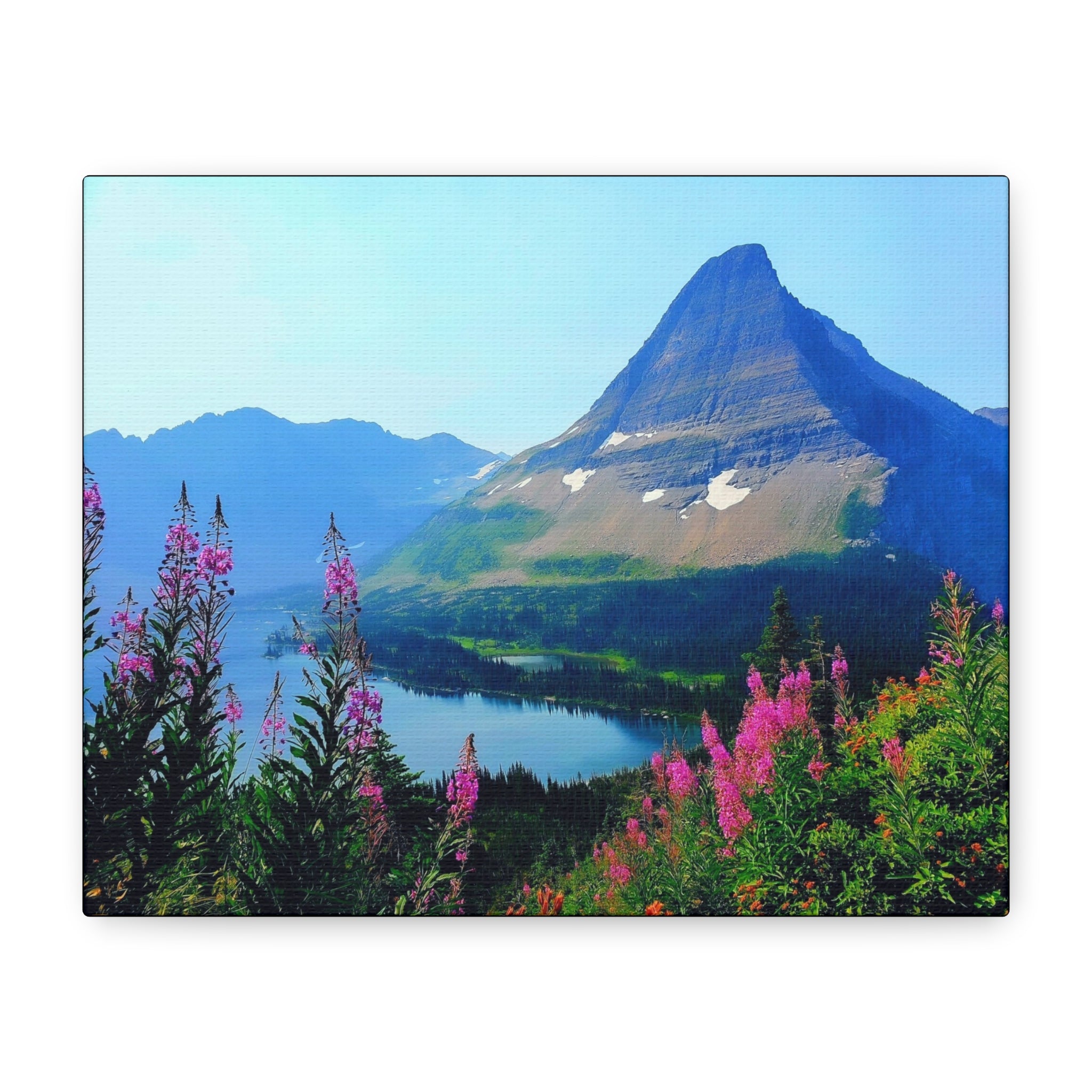Hidden Lake at Logan Pass in Glacier National Park, MT - Canvas Print
