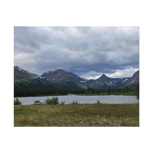 Mountain Lake Landscape Rolled Posters, Nature Wall Art, Home Decor, Gift for Nature Lovers, Office Decor