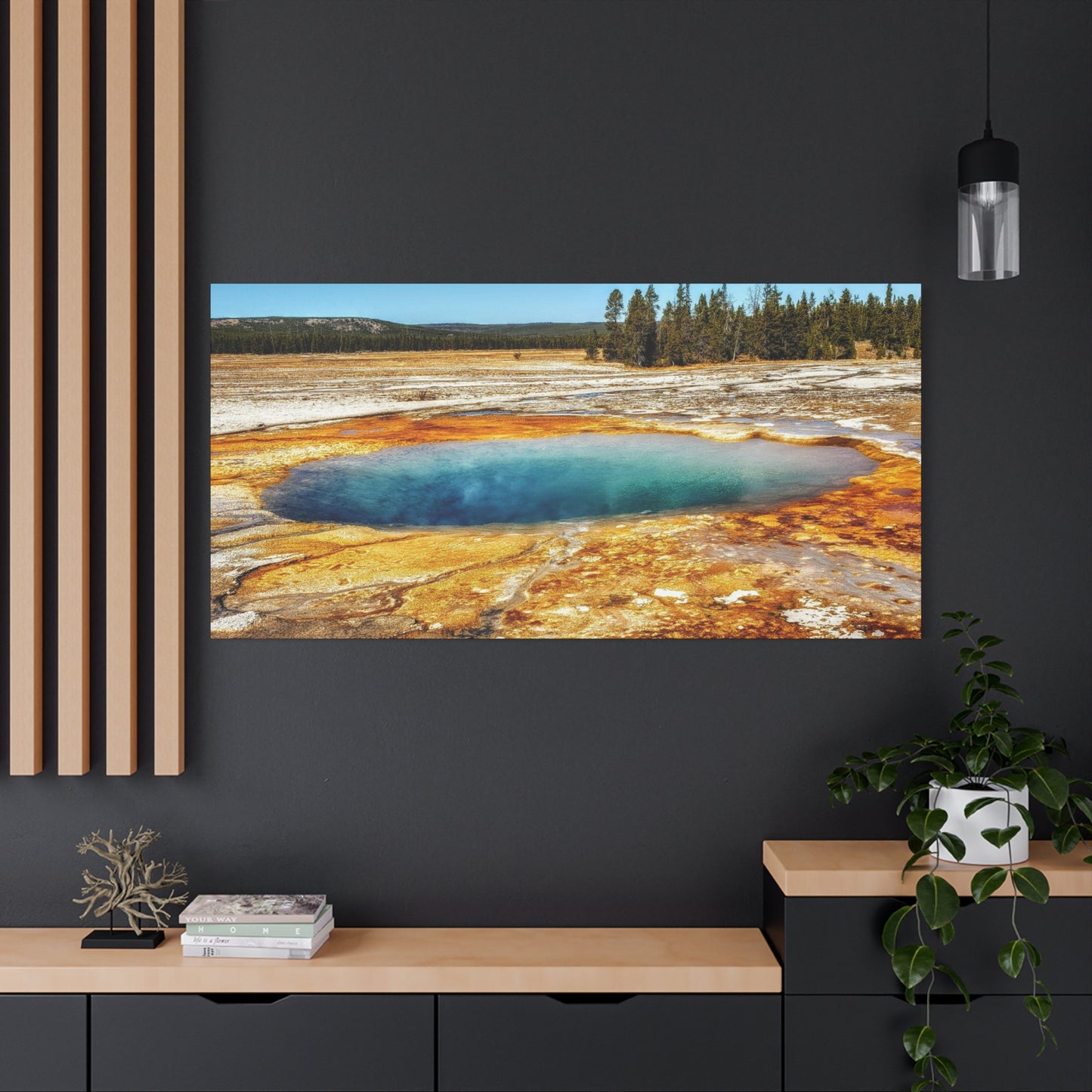 Yellowstone Landscape Canvas Print