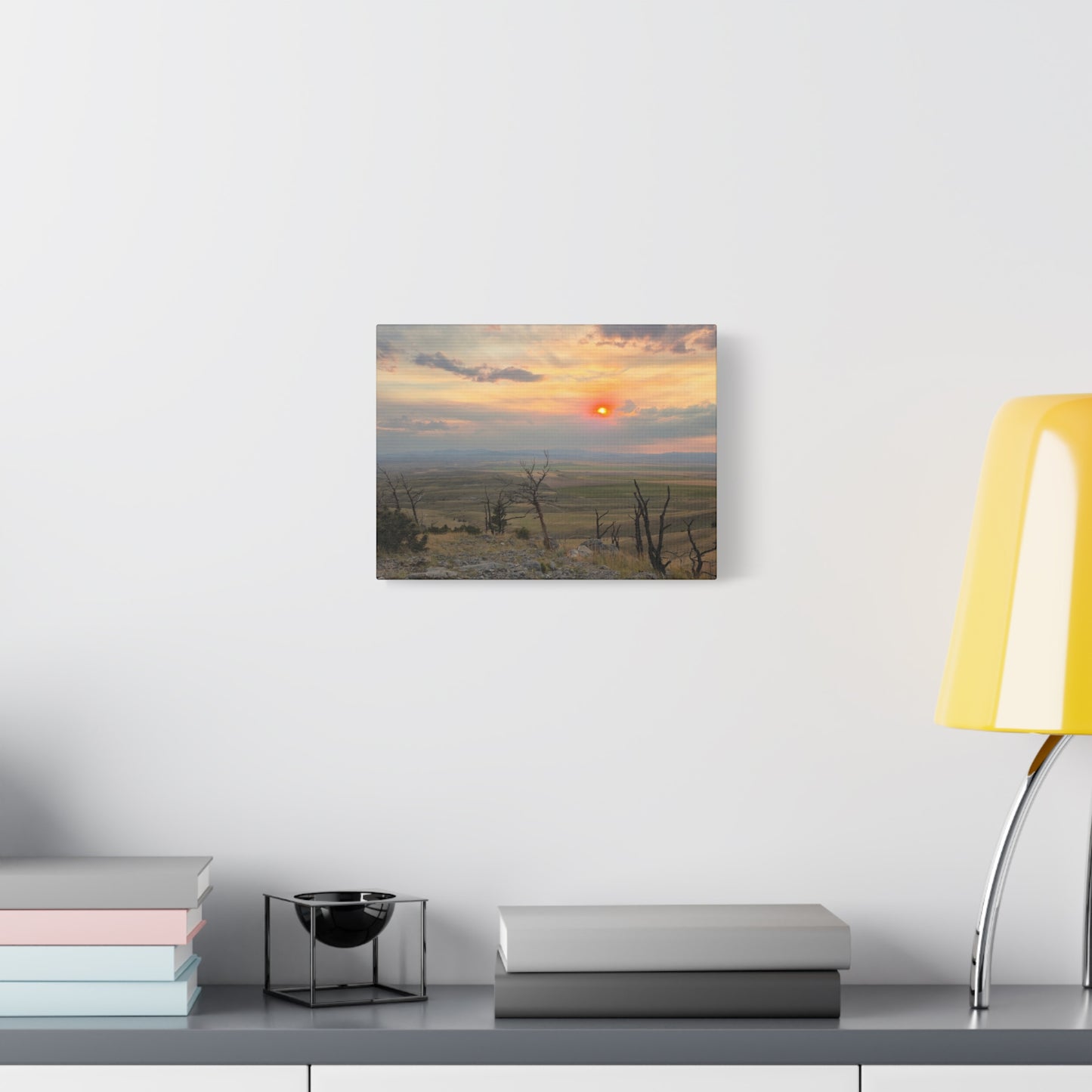 Sunset Landscape Canvas Print, Nature Wall Art, Home Decor, Gift for Nature Lovers, Rustic Wall Art, Landscape Photography