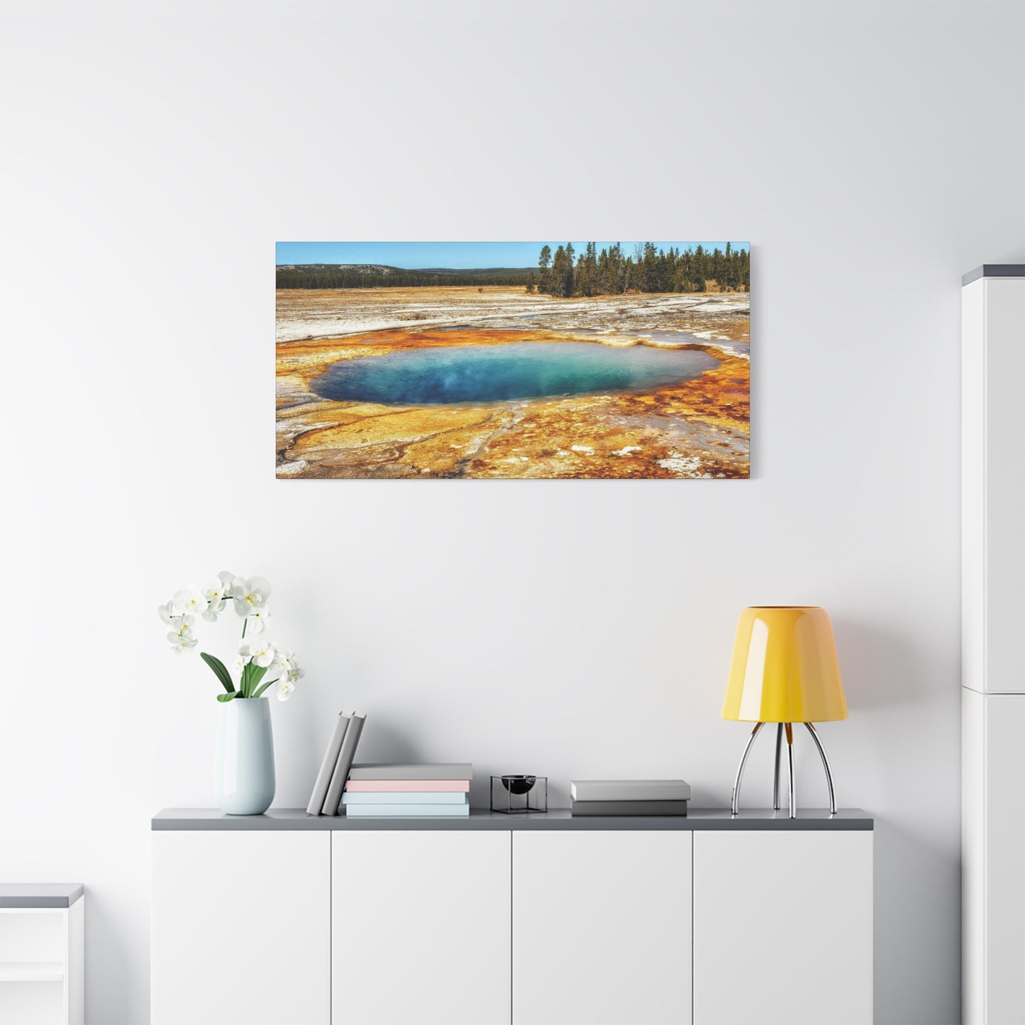 Yellowstone Landscape Canvas Print