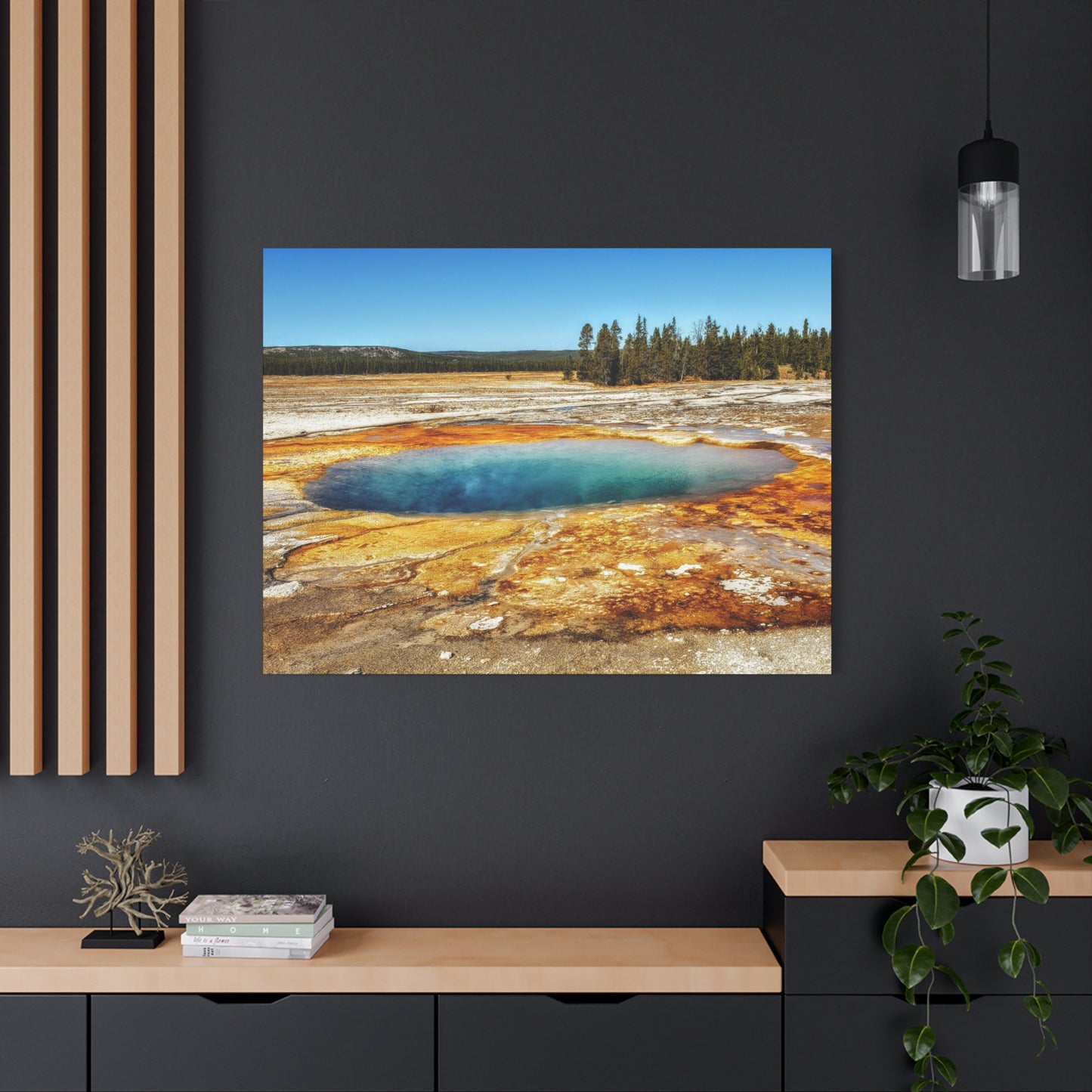 Yellowstone Landscape Canvas Print