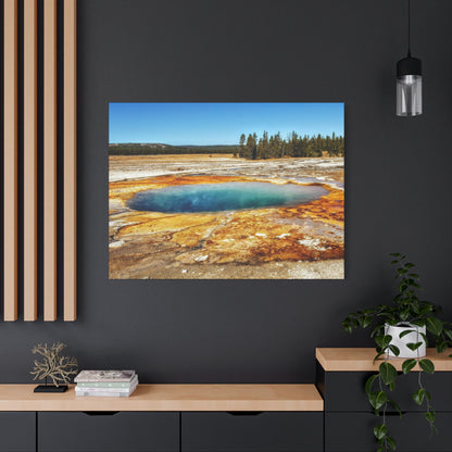 Yellowstone Landscape Canvas Print