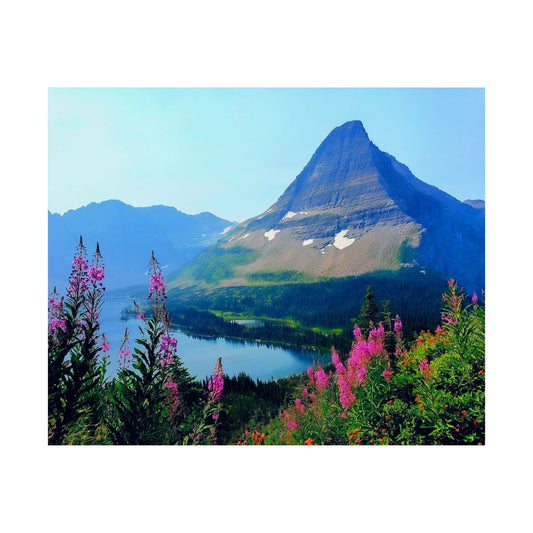 Hidden Lake at Logan Pass in Glacier National Park, MT, Rolled Poster