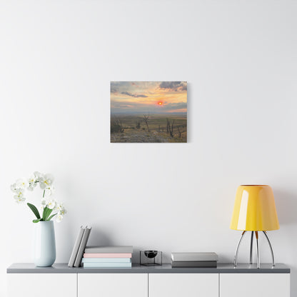 Sunset Landscape Canvas Print, Nature Wall Art, Home Decor, Gift for Nature Lovers, Rustic Wall Art, Landscape Photography