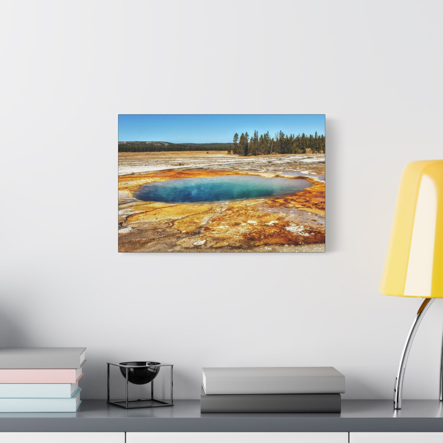 Yellowstone Landscape Canvas Print
