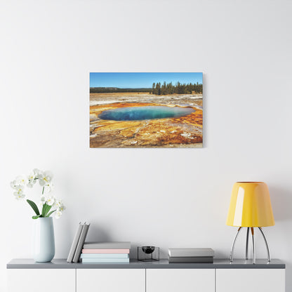 Yellowstone Landscape Canvas Print