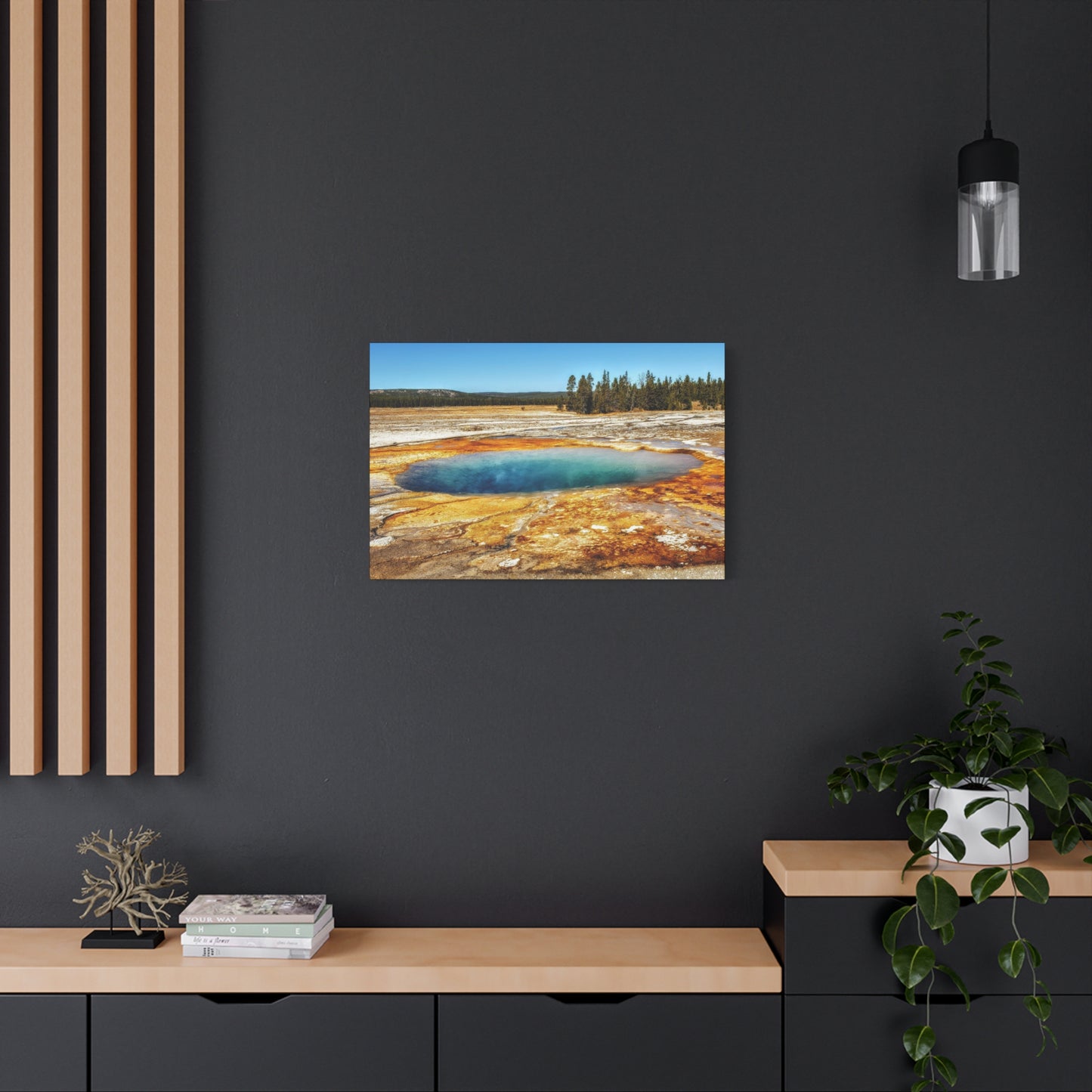 Yellowstone Landscape Canvas Print