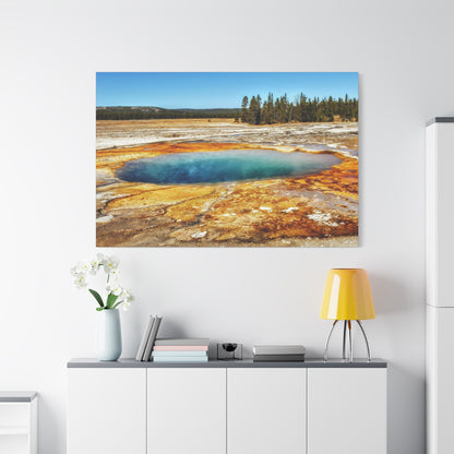 Yellowstone Landscape Canvas Print