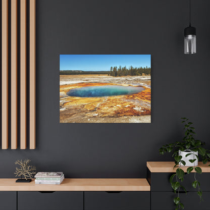 Yellowstone Landscape Canvas Print