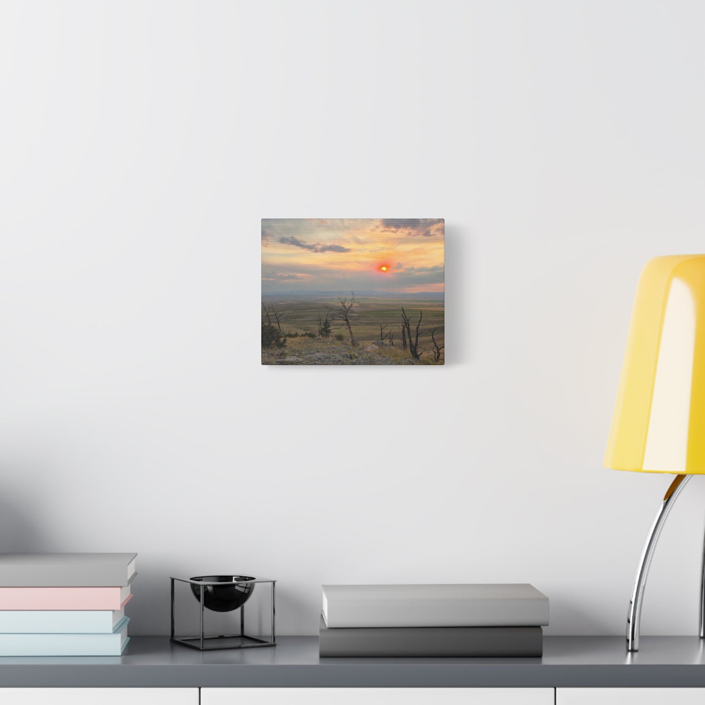Sunset Landscape Canvas Print, Nature Wall Art, Home Decor, Gift for Nature Lovers, Rustic Wall Art, Landscape Photography