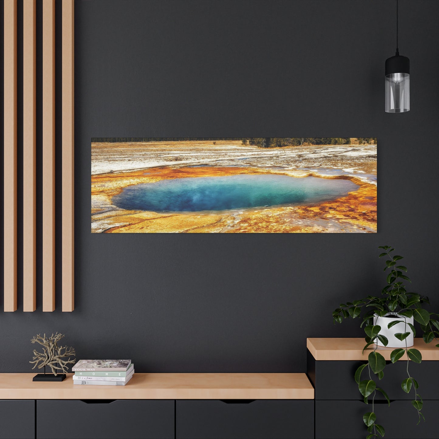Yellowstone Landscape Canvas Print