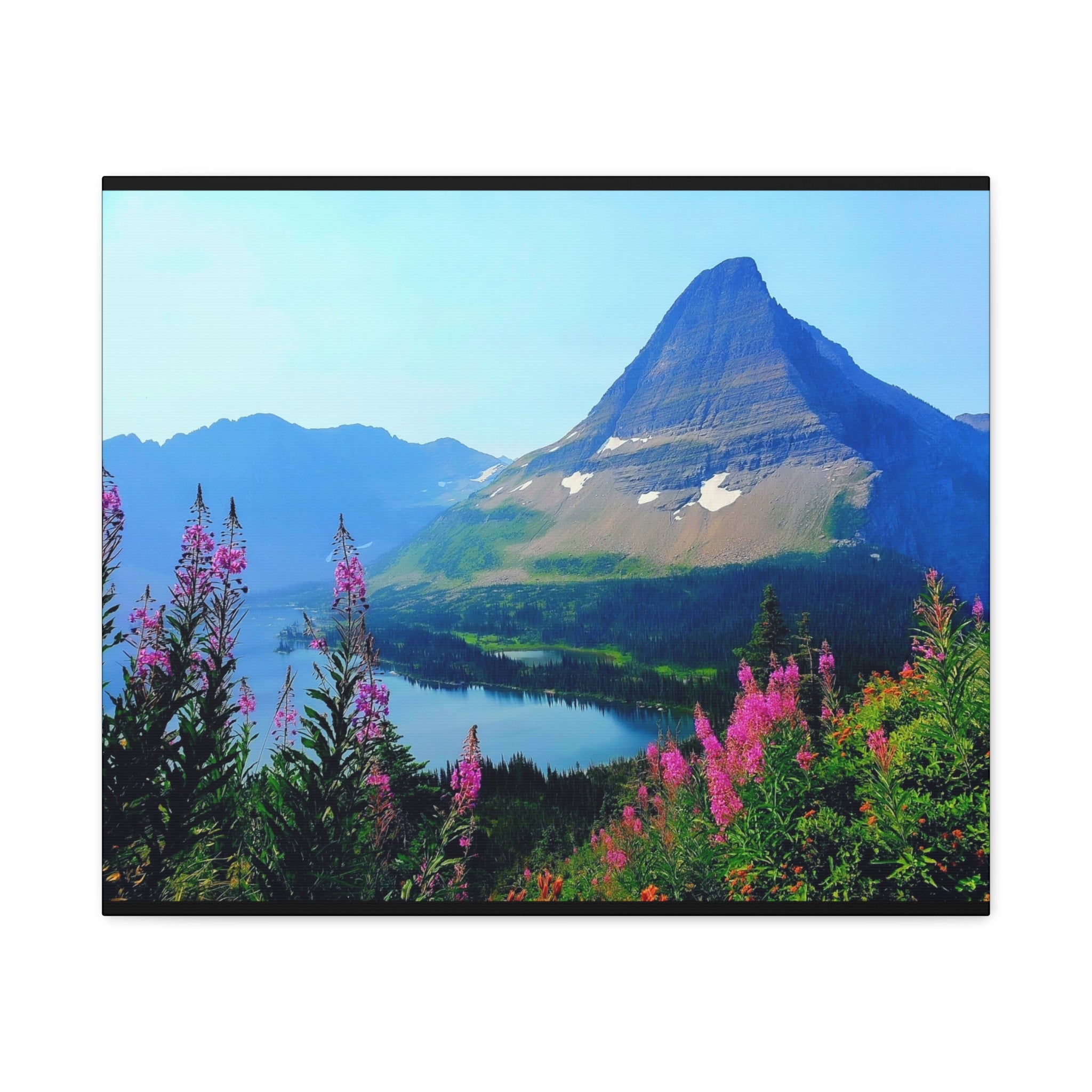 Hidden Lake at Logan Pass in Glacier National Park, MT - Canvas Print
