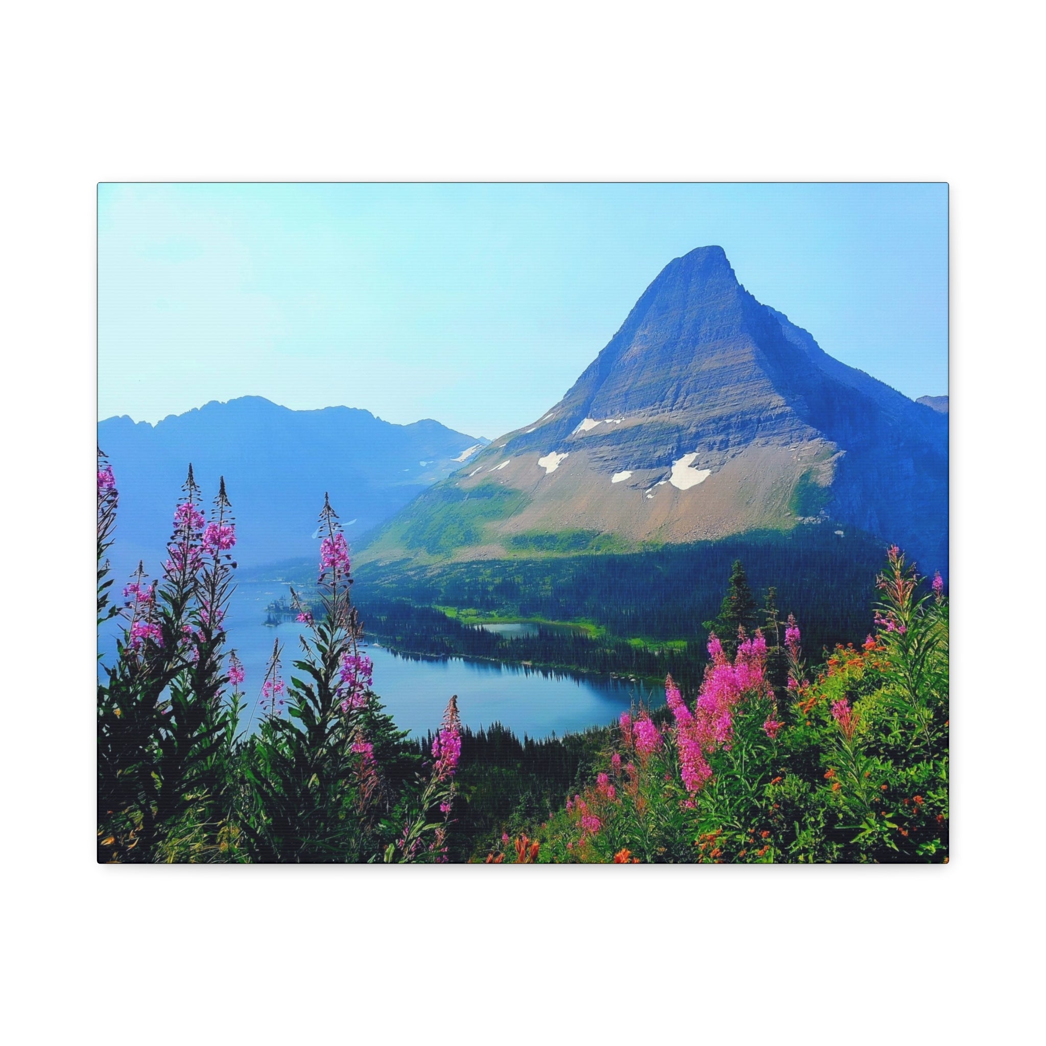 Hidden Lake at Logan Pass in Glacier National Park, MT - Canvas Print