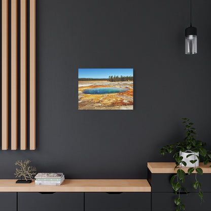 Yellowstone Landscape Canvas Print