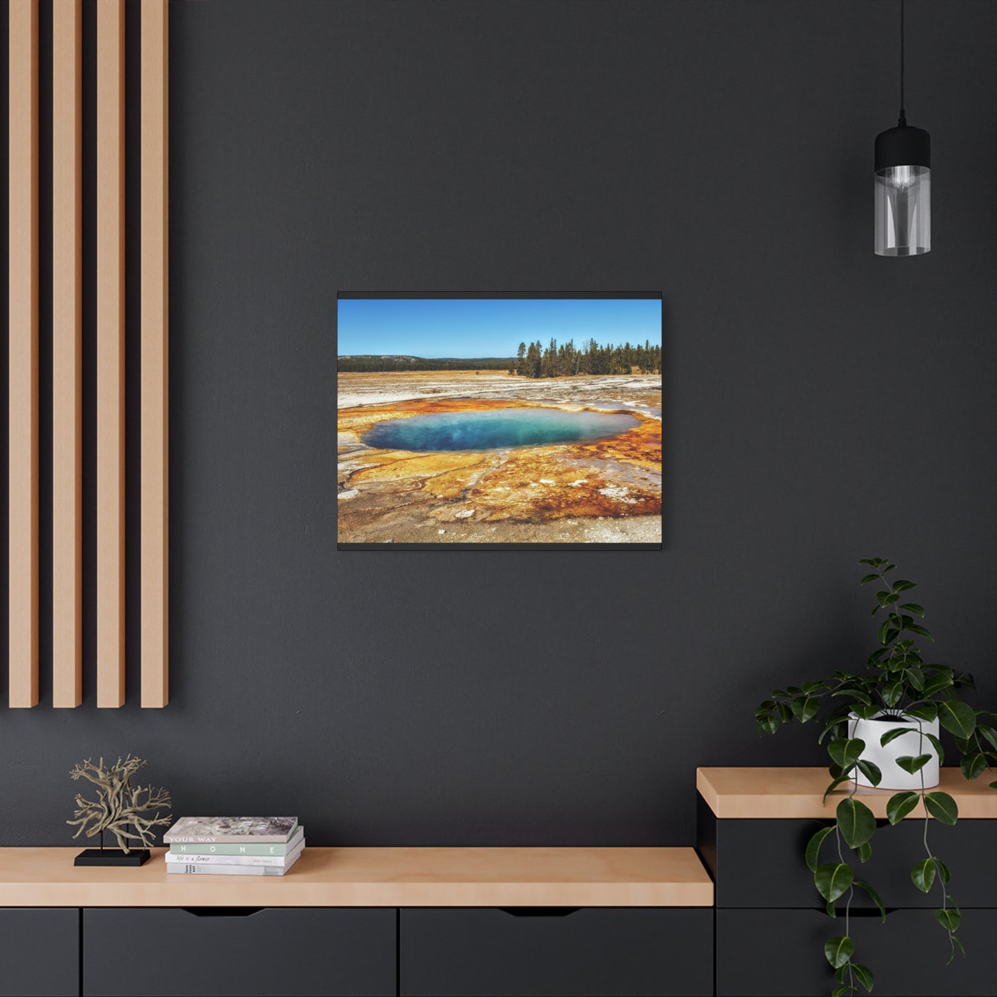Yellowstone Landscape Canvas Print