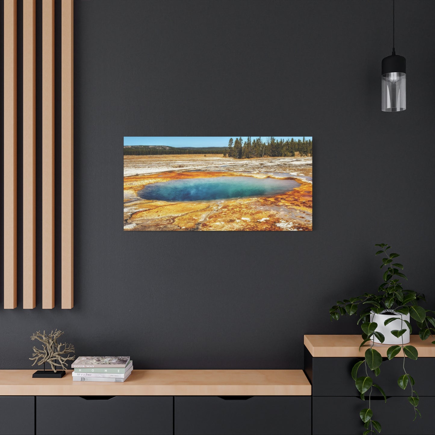 Yellowstone Landscape Canvas Print