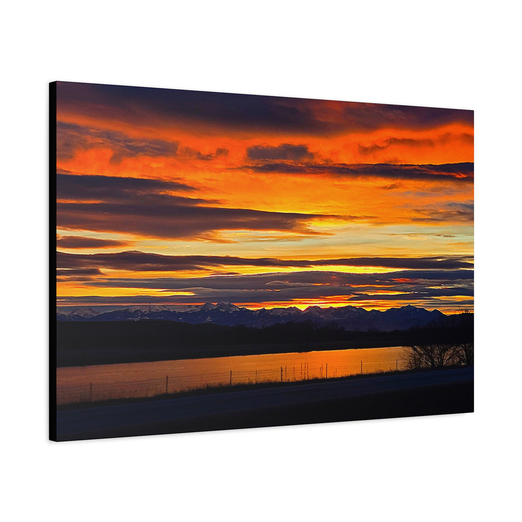 Sunset Over Lake